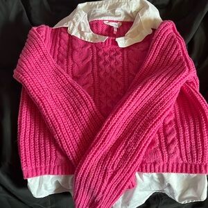 Pink sweater